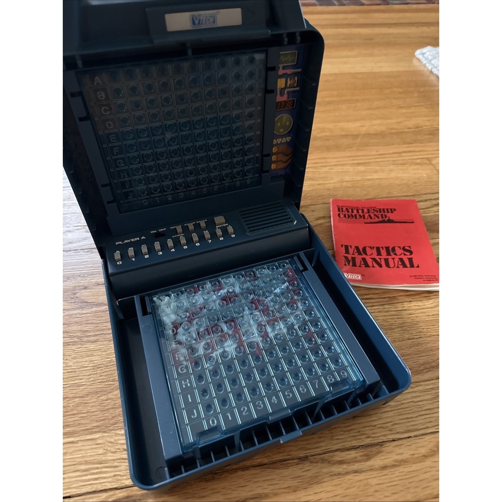 VTech Electronic Talking Battleship Command Game 1990 Vintage Working Read